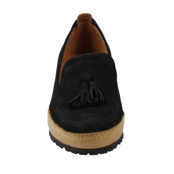 L’Amour Des Pieds Finiey Black Suede Tassel Loafers - Picture 2 of 14